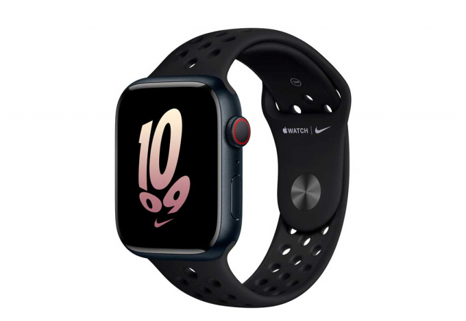 Купить Apple Watch Nike Series 8 45mm Midnight Aluminum Case with Black ...